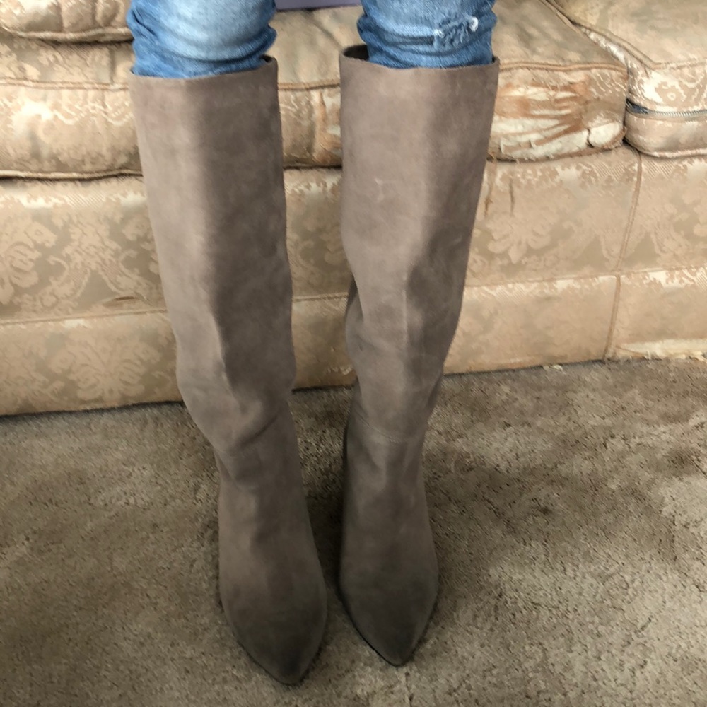 Jeffrey Campbell suede boots
